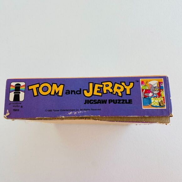 Rainbow Works Tom & Jerry 100pc Jigsaw Puzzle 75913 Vintage 1983 Ages 5-10 B01 - Picture 8 of 11